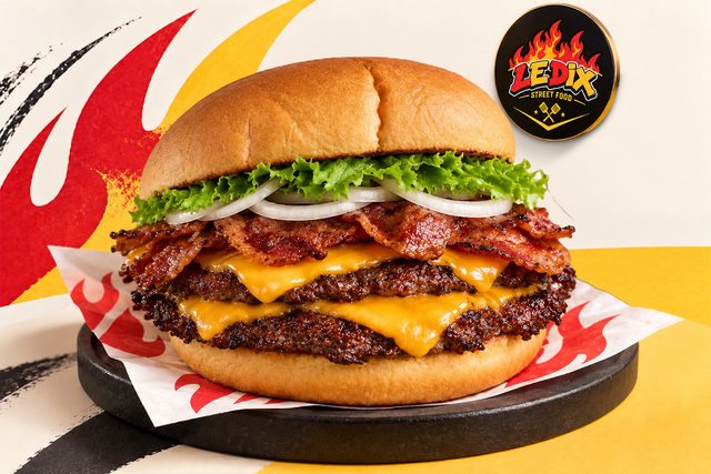 Crispy Bacon Burger