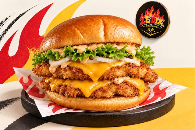 Fresh Crispy Hamburger